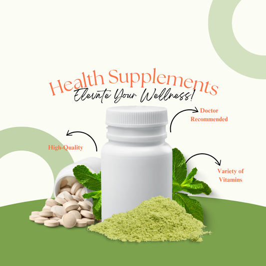 Health supplements including pills and green powder, promoting best weight loss supplements 2025 for better wellness