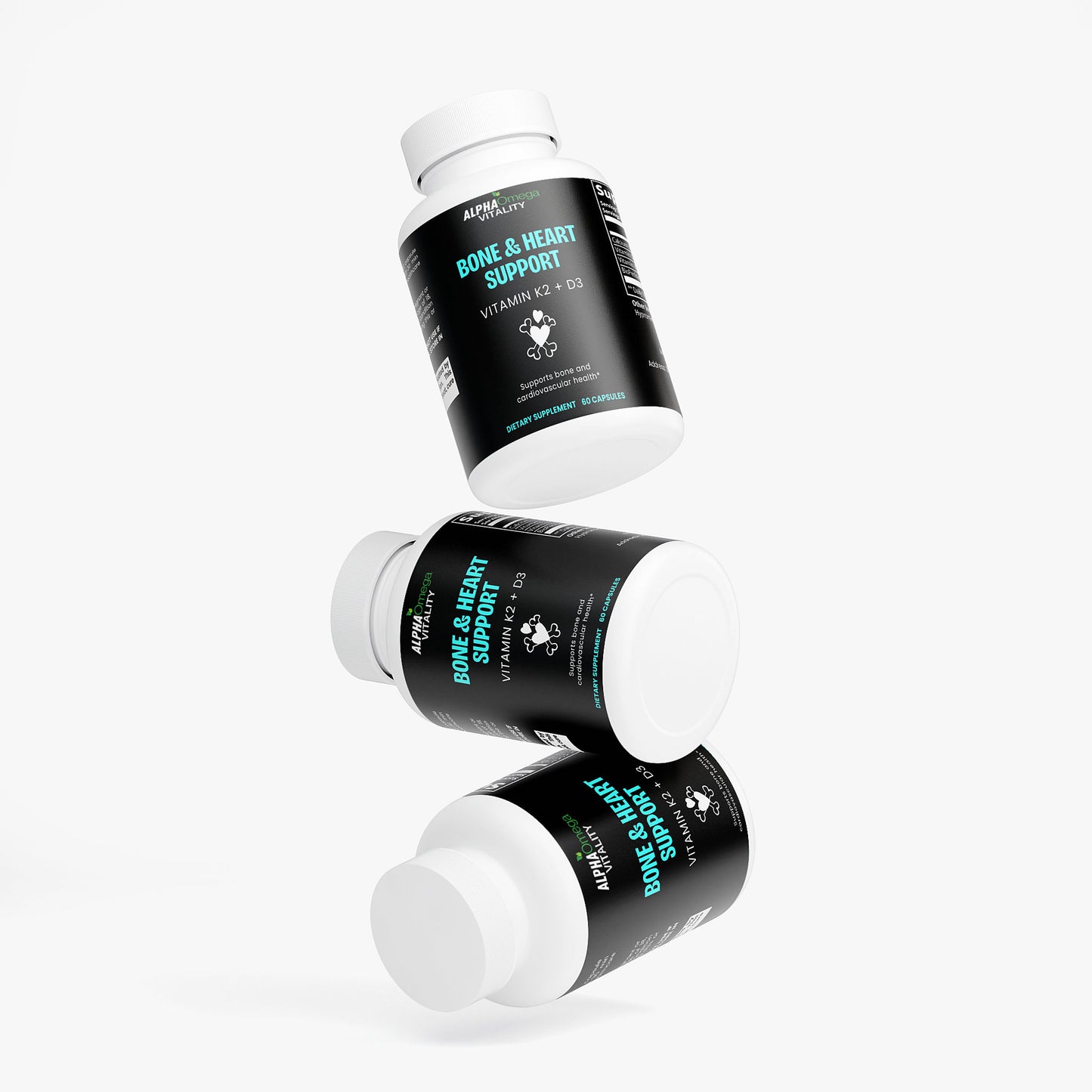 Bone and Heart Support with Vitamin K2 & D3 - 60 Capsules