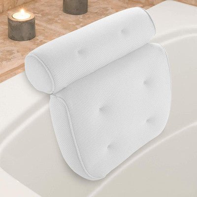 Alpha Omega Vitality 3D bath pillow support designed for ultimate comfort during baths