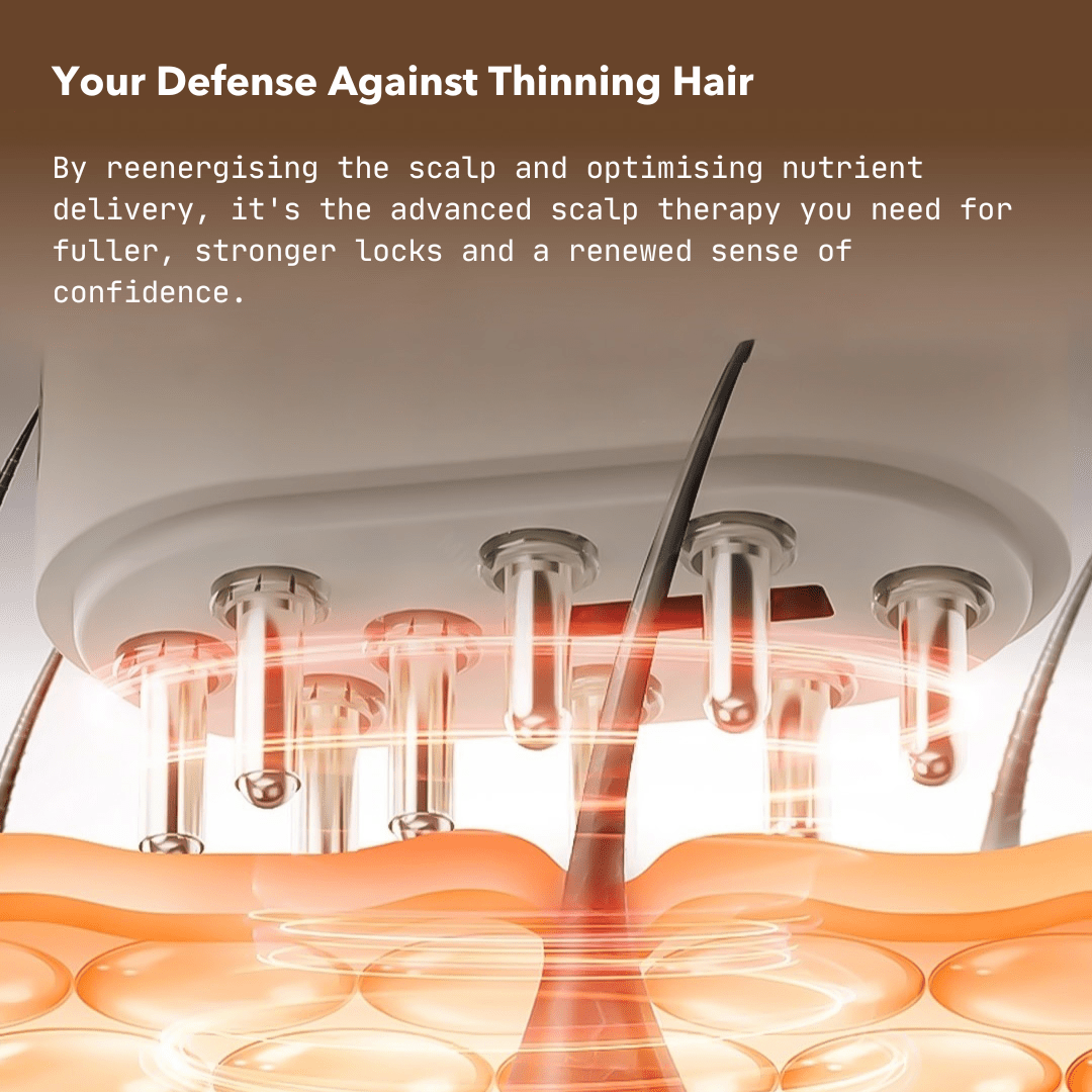 Advanced Hair Serum Applicator designed for optimal nutrient delivery and scalp rejuvenation