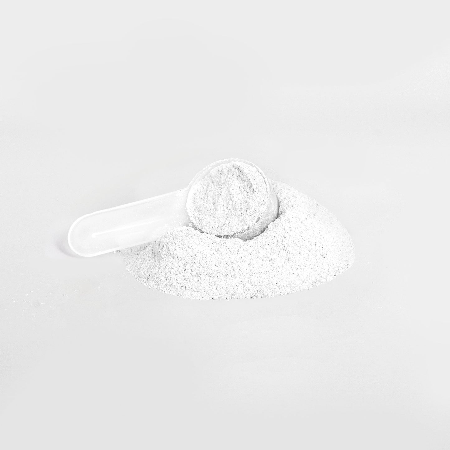 Alpha Omega Vitality natural energy supplement powder with a measuring scoop for optimal energy boost