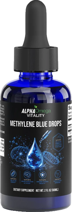 Methylene Blue Drops — Cognitive Support by Alpha Omega Vitality