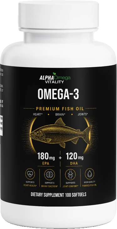 Premium Omega-3 for Heart Health — Heart & Circulation by Alpha Omega Vitality