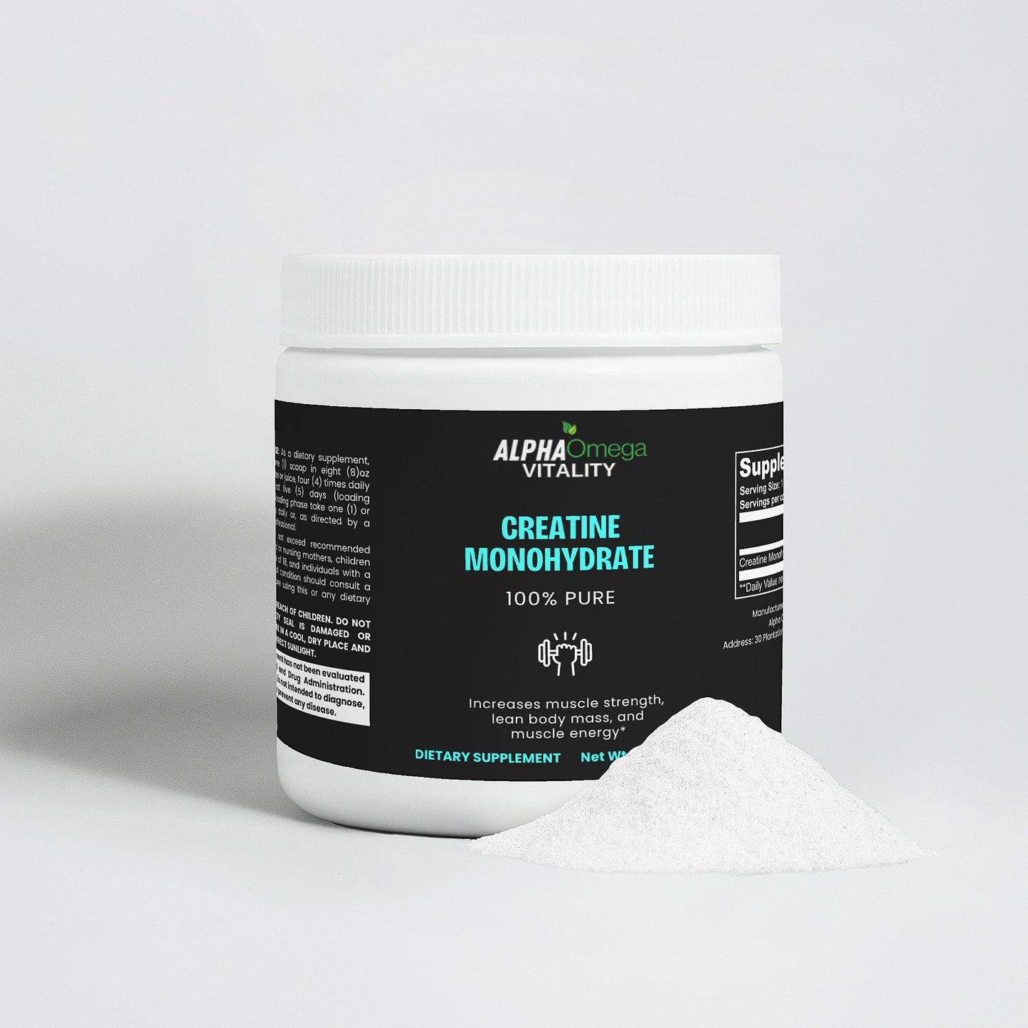 Pure Creatine Monohydrate Supplement