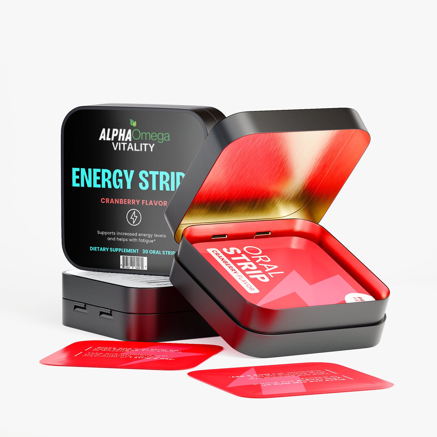 Natural Energy Strips - Cranberry Flavor