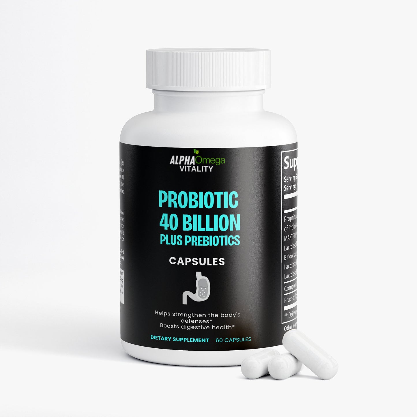 Probiotic 40 Billion with Prebiotics