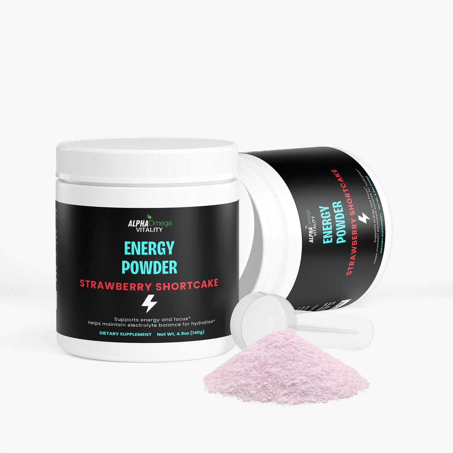Energy Boost Drink Powder - Strawberry Shortcake