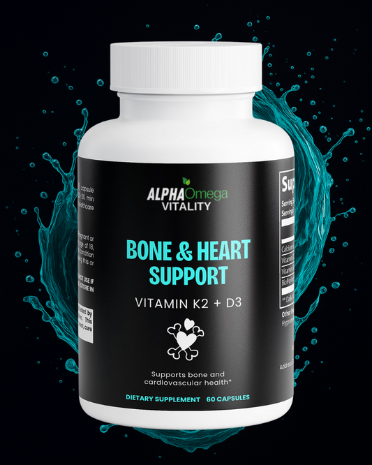 Bone and Heart Support with Vitamin K2 & D3 - 60 Capsules