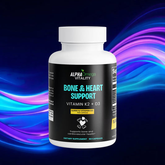 Bone and Heart Support with Vitamin K2 & D3 - 60 Capsules