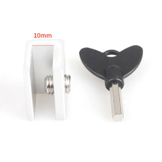 Adjustable sliding window locks with key for enhanced security and easy installation