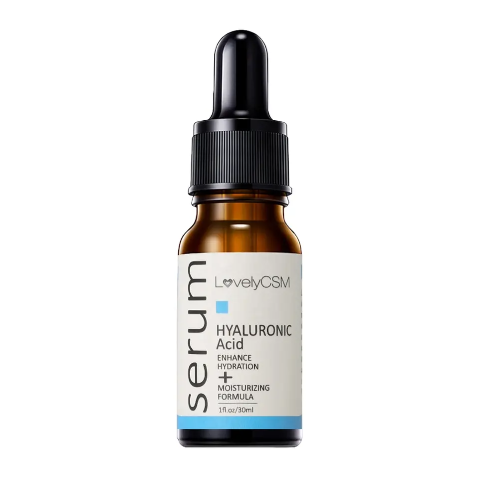 Alpha Omega Vitality Pure Hyaluronic Acid Serum in a 30ml amber dropper bottle for intense hydration
