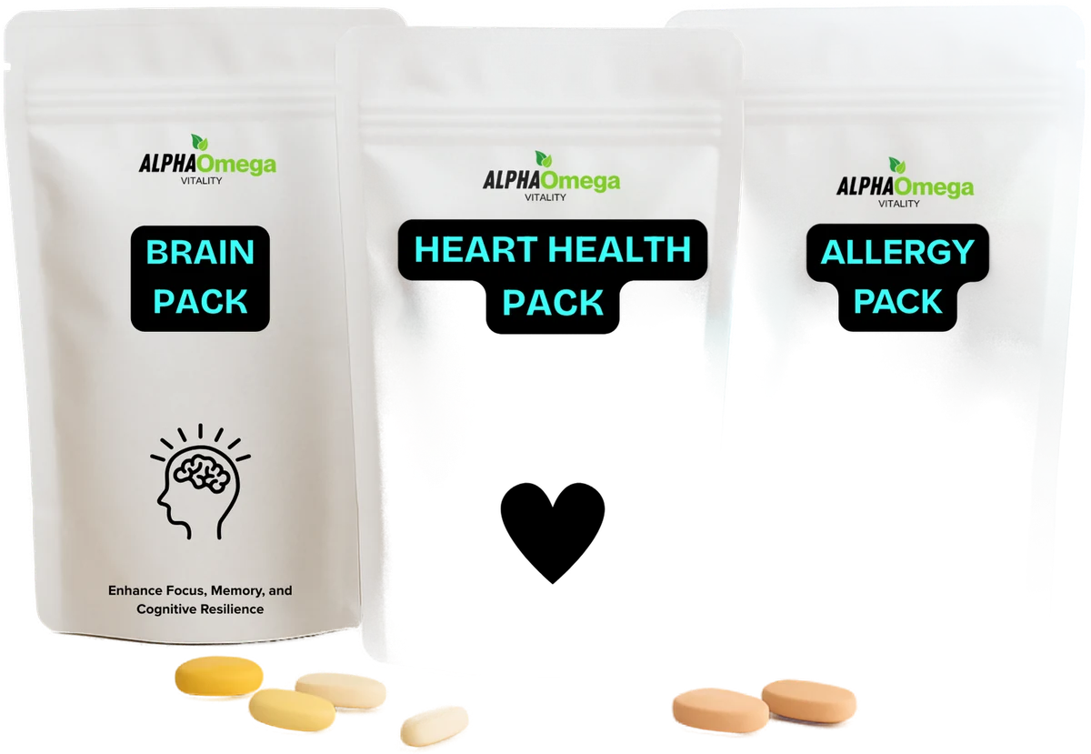 Brain Pack — Nootropics & Focus by Alpha Omega Vitality
